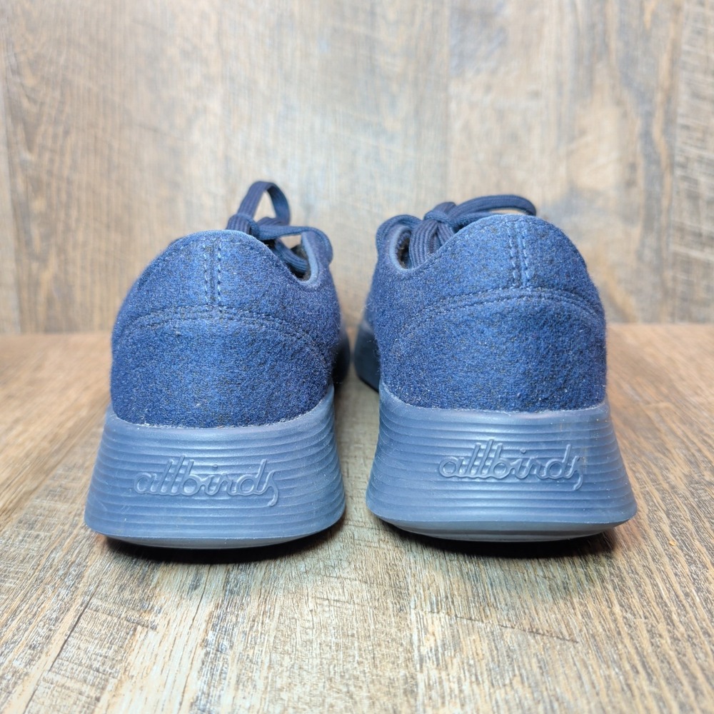 Allbirds Wool Runner 2 WR2 Sneakers All Navy Blue Women's Size 8 Casual Comfort - Picture 7 of 13